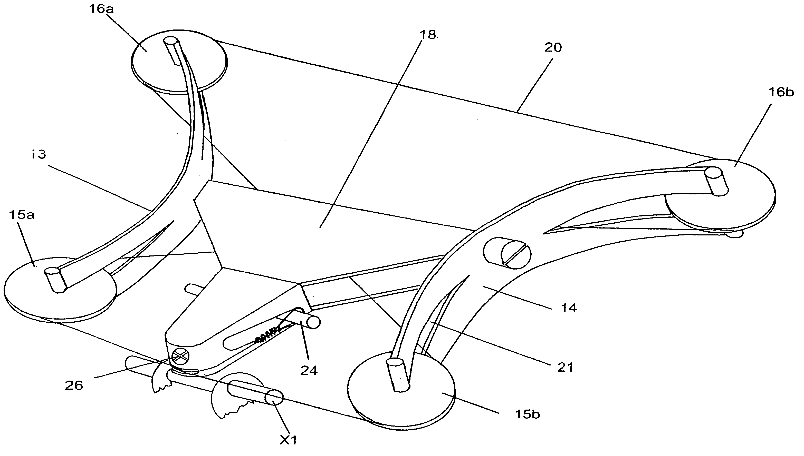 Tiller. bow and trigger mechanism for a crossbow, and a crossbow