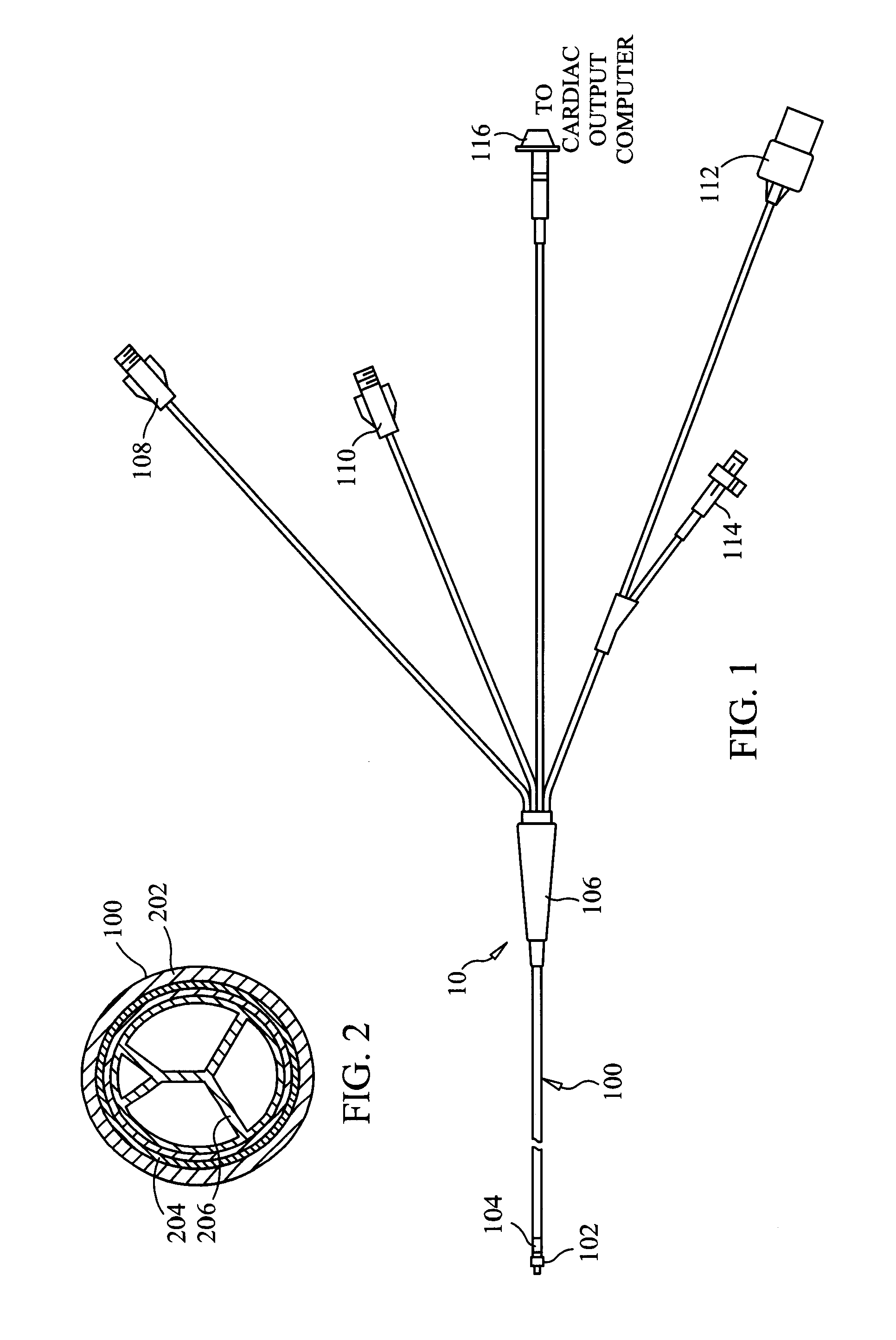 Thermodilution catheter having a safe, flexible heating element