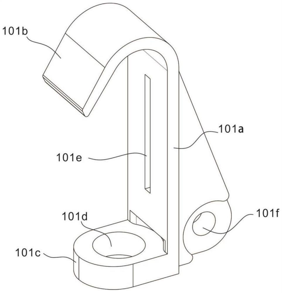 A high-voltage drop insurance quick release device