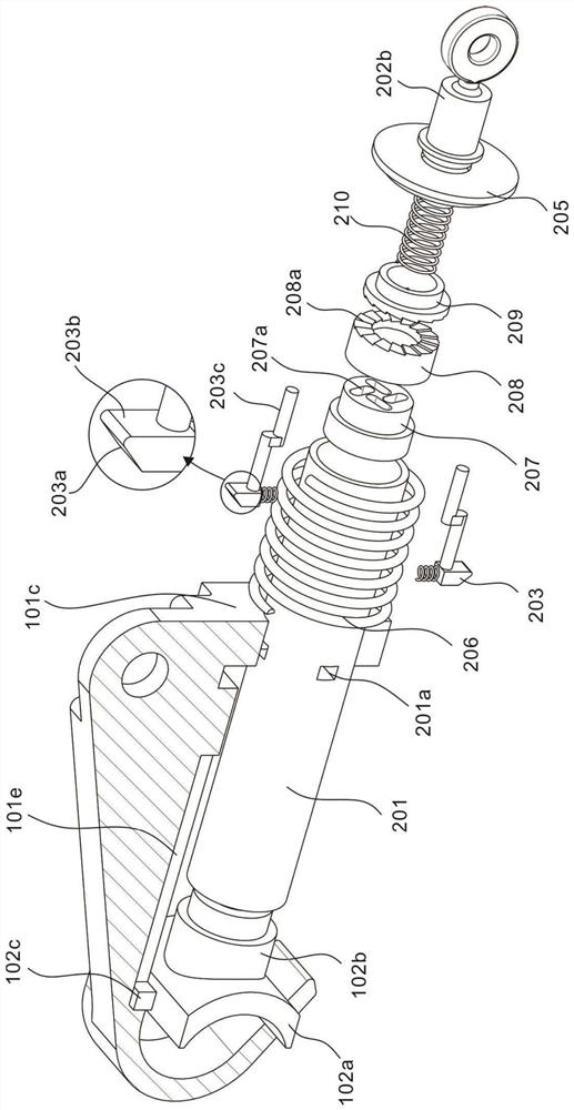 A high-voltage drop insurance quick release device