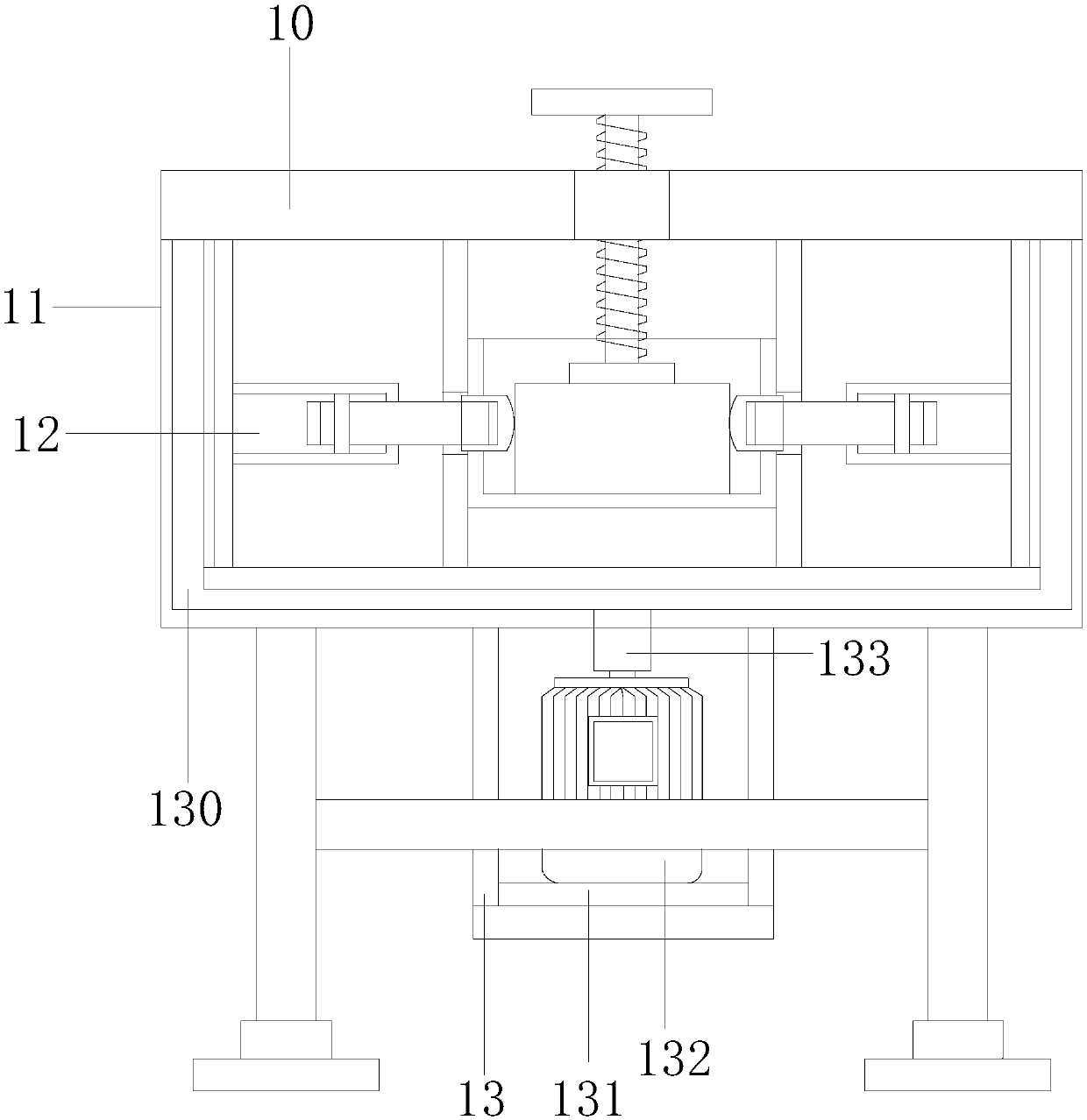 Rare earth metal molten salt stripping machine with intermittent tapping and noise reduction function