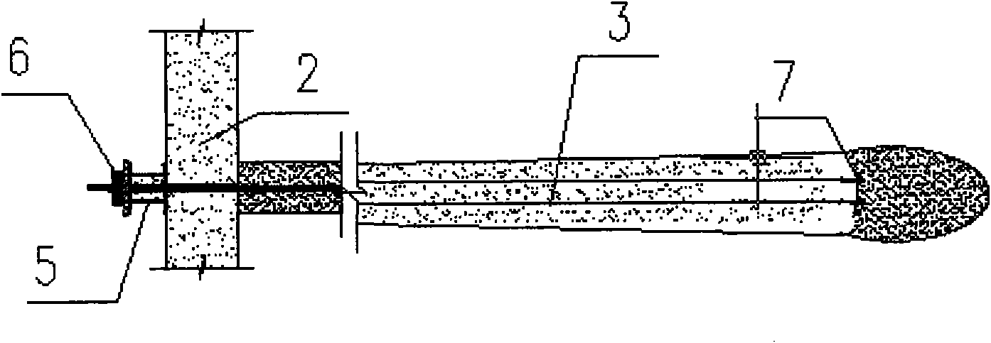 Anti-slip cement soil pile soil blocking structure and construction method thereof