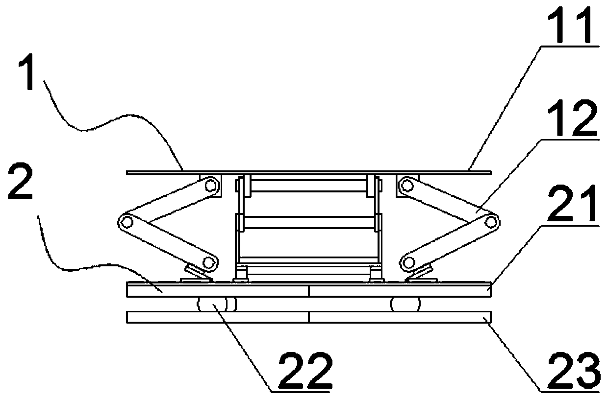 Combined assembly type three-dimensional seismic isolation device for floating cultural relics