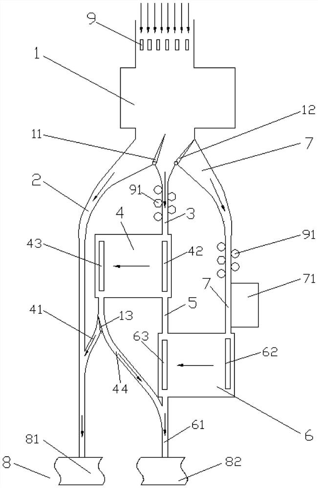 Continuous casting billet conveying device and method