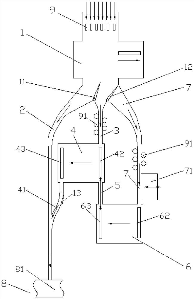 Continuous casting billet conveying device and method