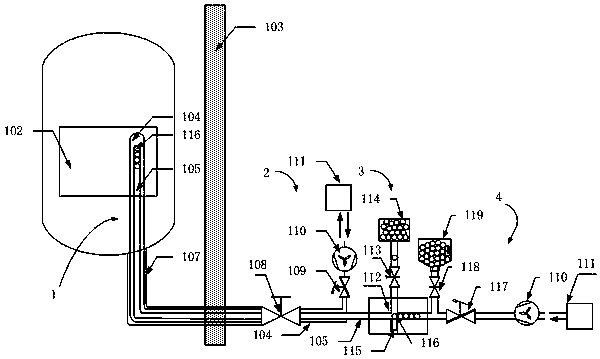 A system for producing medical short-lived radioactive sources using pressurized water reactor nuclear power plants