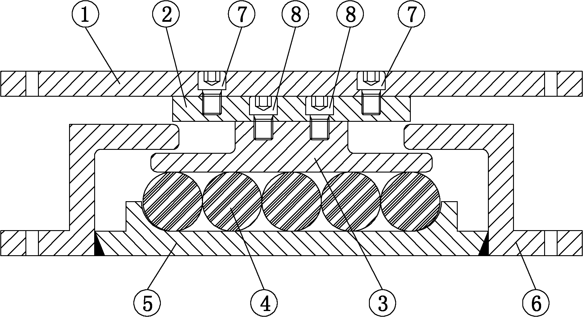 Anti-pulling universal rolling supporting base