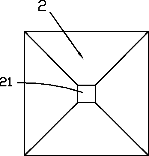 End face protection structure of high-power laser optical fiber