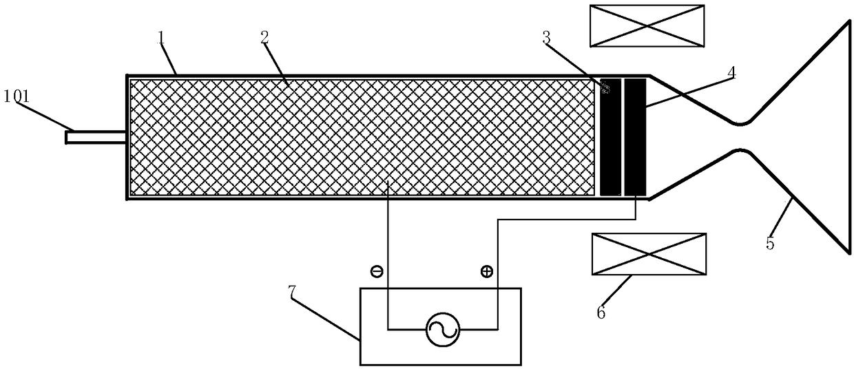 Hydraulic-electric combined space thruster