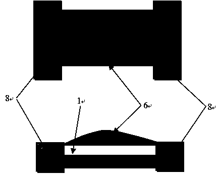 Conductive adhesive for over-temperature overcurrent protective element and production method thereof