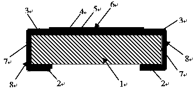 Conductive adhesive for over-temperature overcurrent protective element and production method thereof