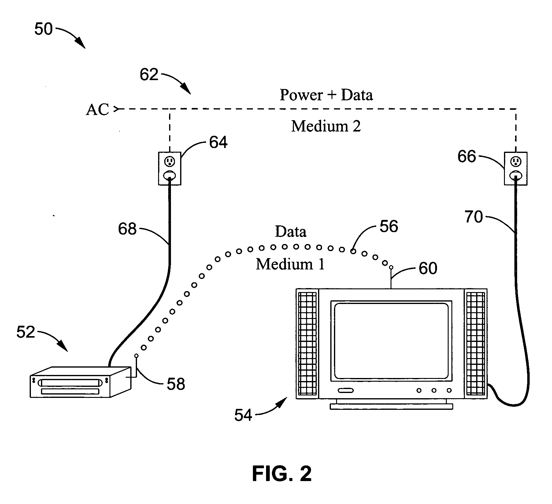 Reliable audio-video transmission system using multi-media diversity