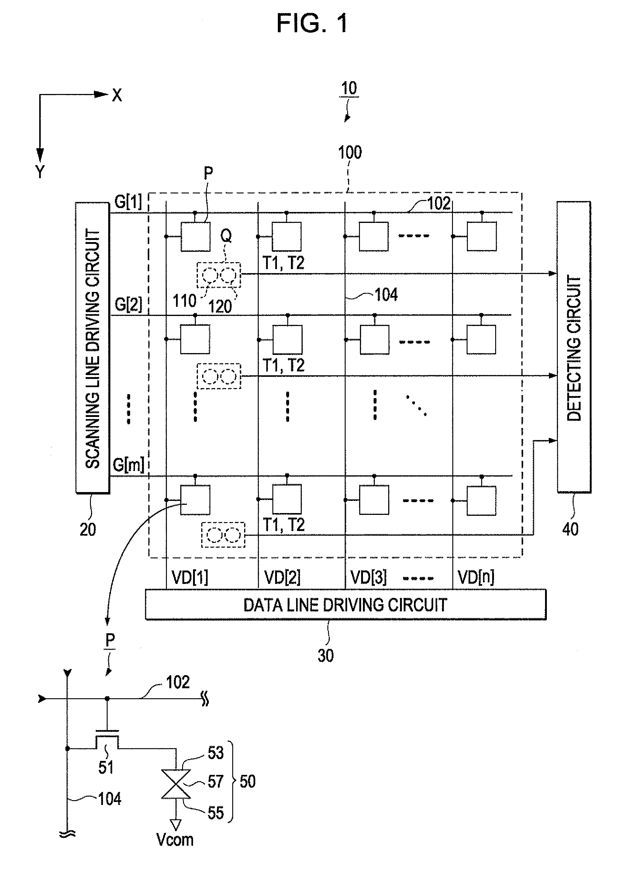 Sensing circuit, method of driving sensing circuit, display device, method of driving display device, and electronic apparatus