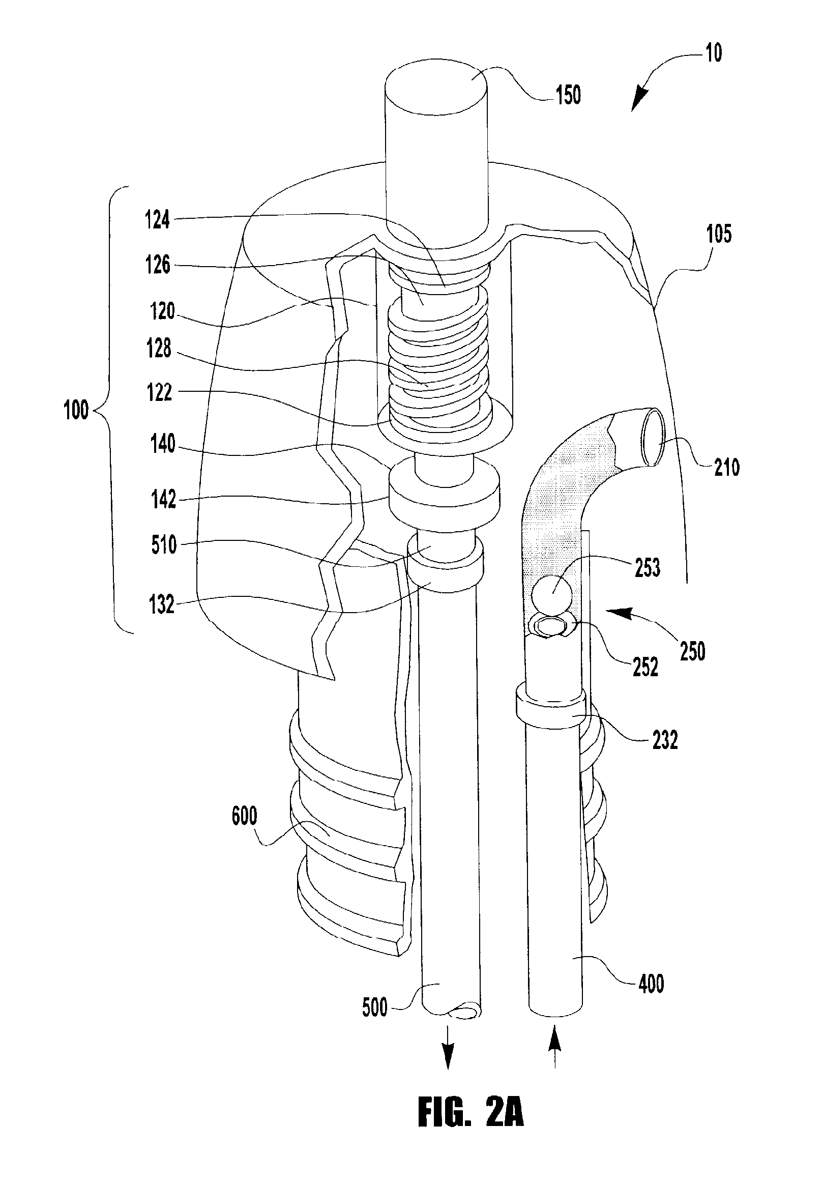 Volumetric displacement dispenser