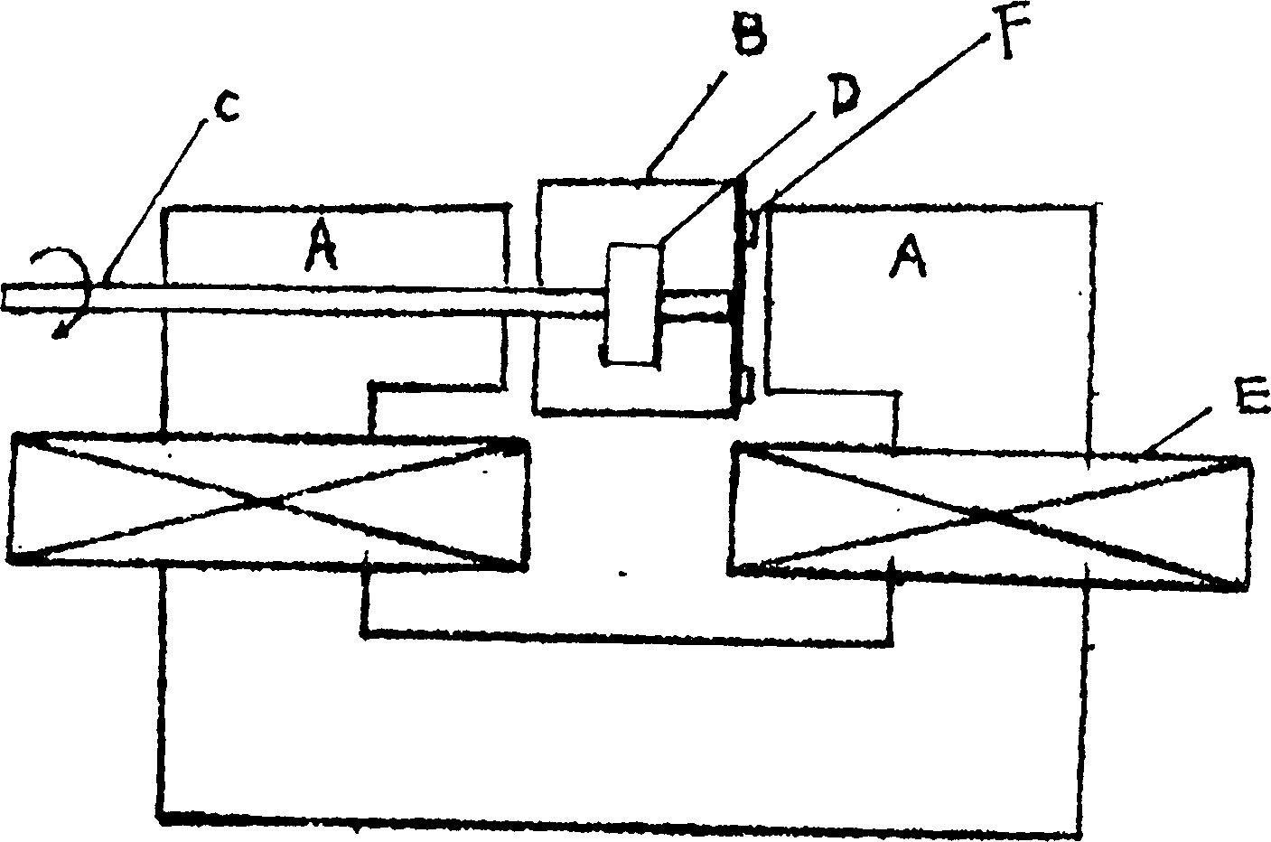 Heat treatment method and equipment through rotating magnetic field generated from magnetic parts of an apparatus