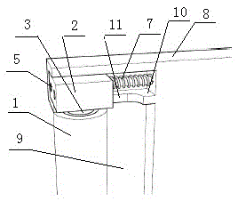 Automatic door anti-pinch device