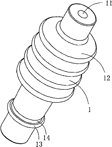 Ceramic insulator and high voltage power capacitor insulator device