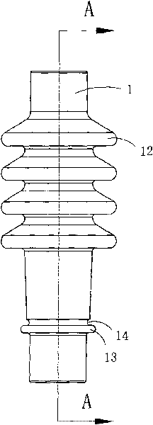 Ceramic insulator and high voltage power capacitor insulator device