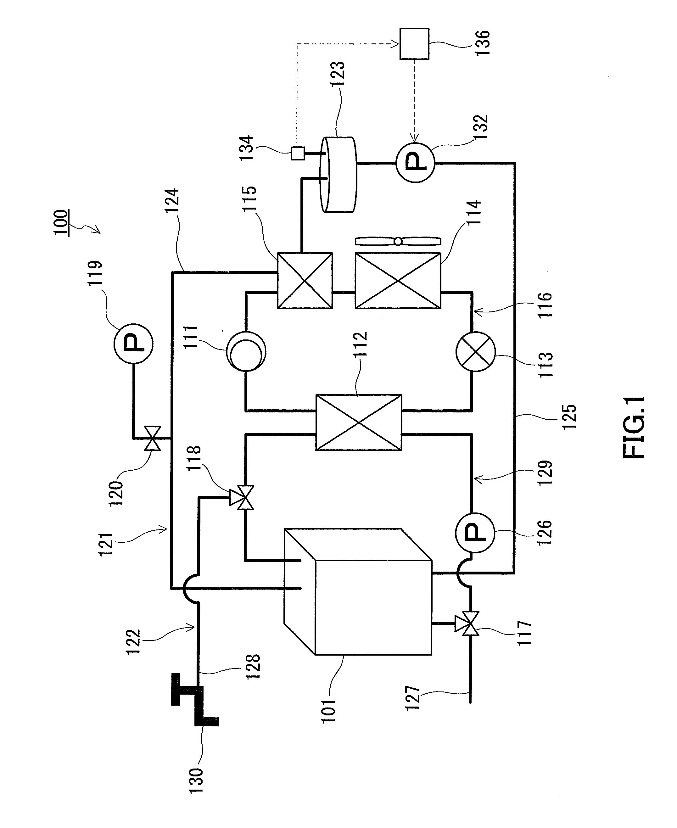 Chemical heat-storage apparatus