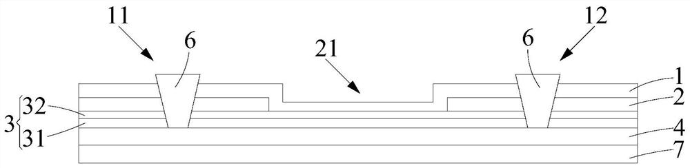 Broken line repairing method of array substrate and array substrate