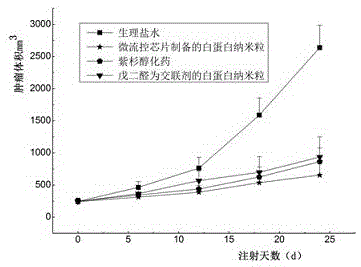 Taxane drug albumin nanoparticle freeze-drying preparation for injection and preparation method