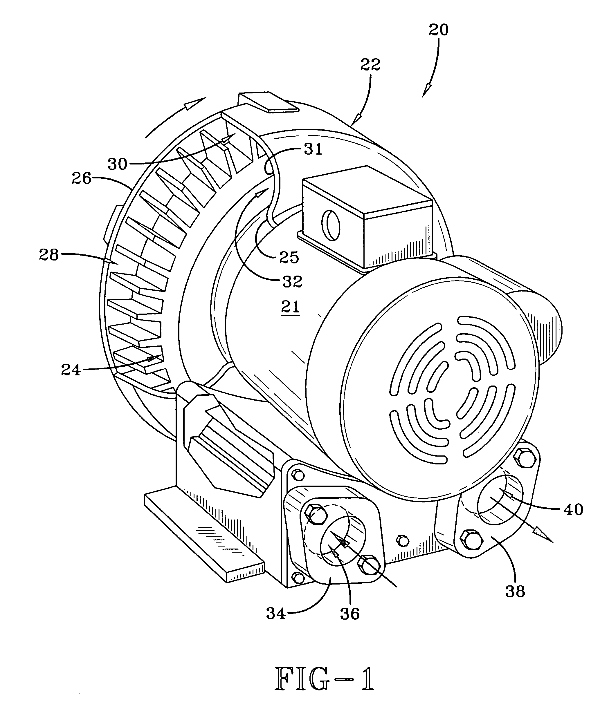 Vortex blower having helmholtz resonators and a baffle assembly