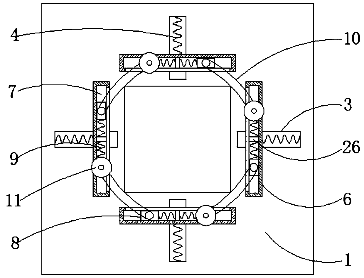 Board corner polishing device