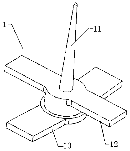 Support and direct-lit LED backlight module with same