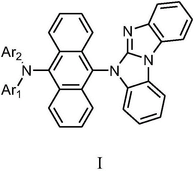 Aromatic amine derivative, and preparation method and application thereof