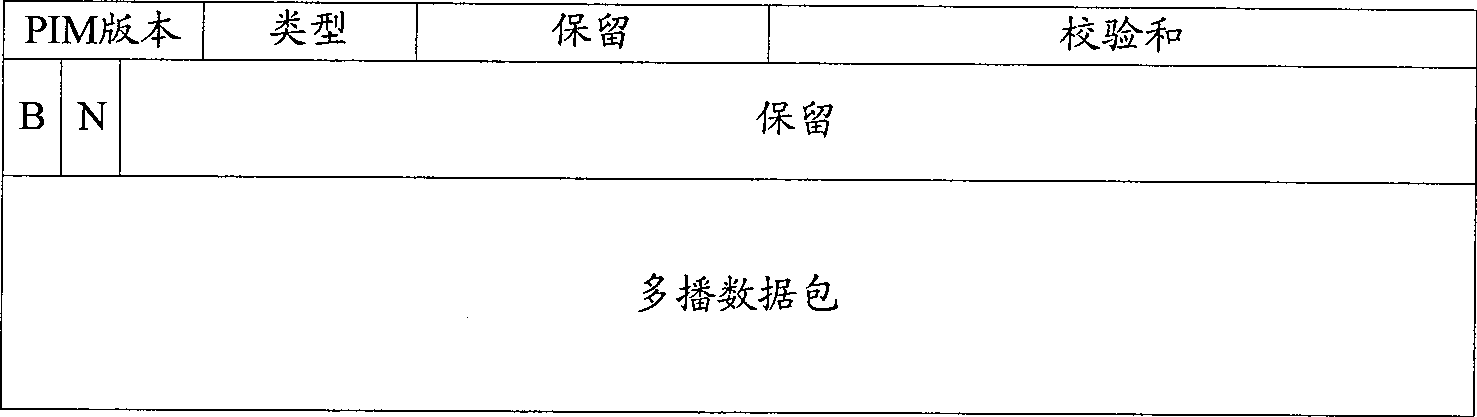 Method and route equipment for retransmitted layer proxy PIM