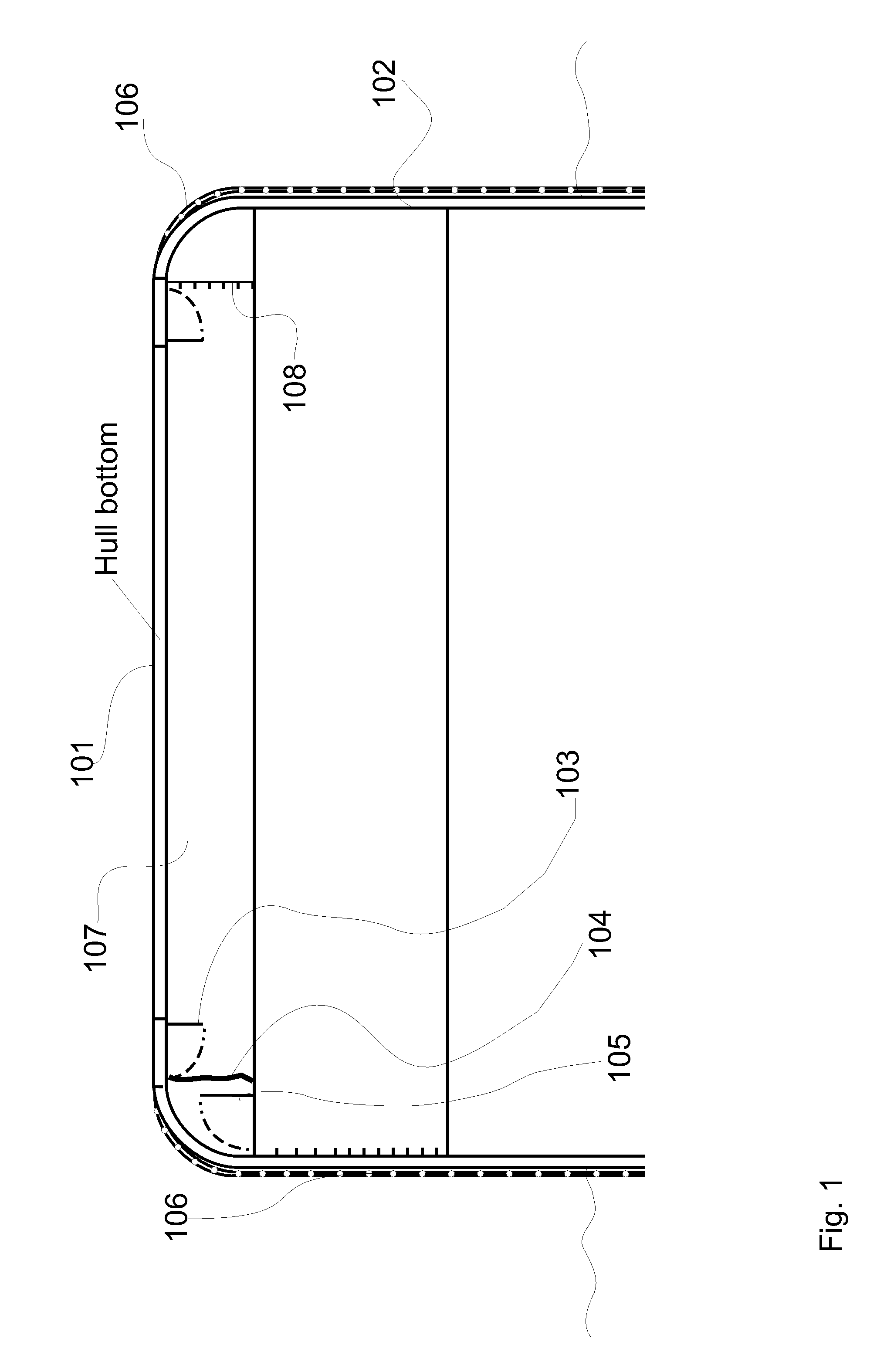 System for evacuation of personnel from a capsized vessel