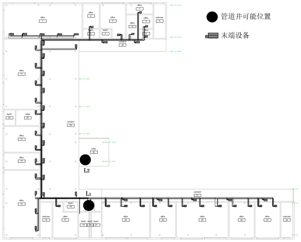 Piping shaft optimization algorithm