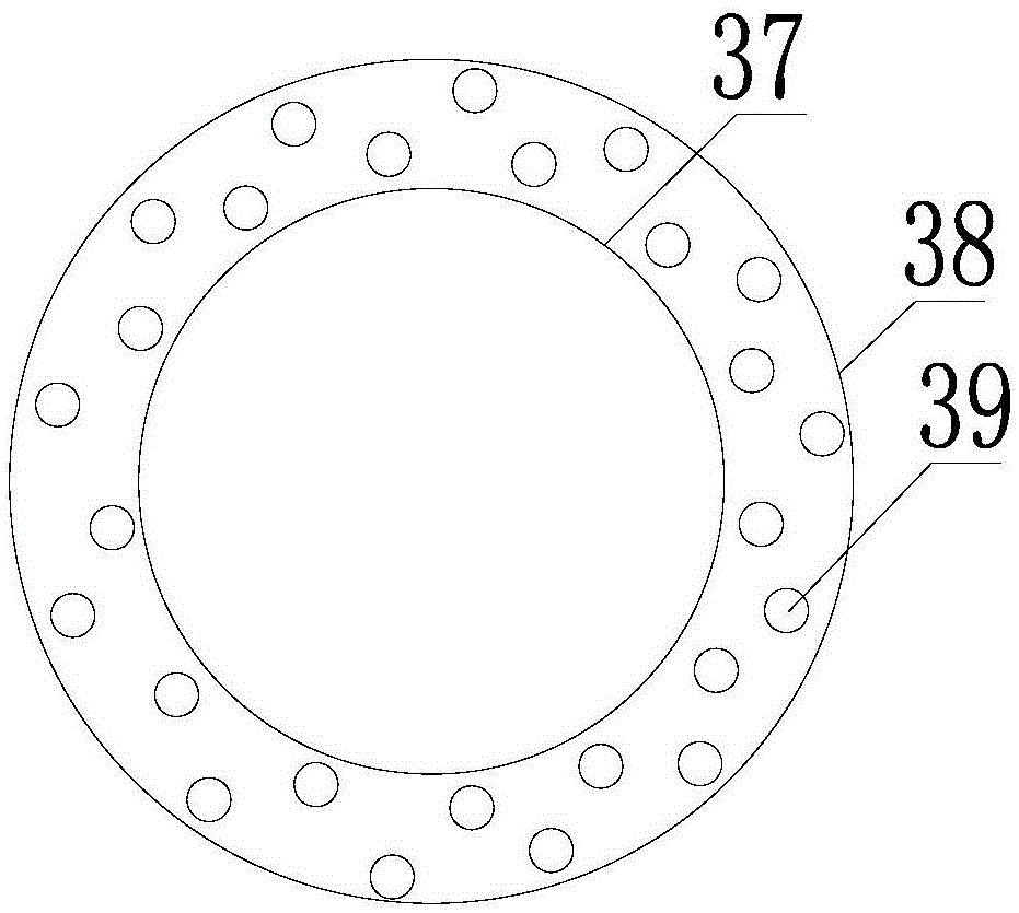 Flue gas desulfurization device based on ammonia-ammonium sulfate method