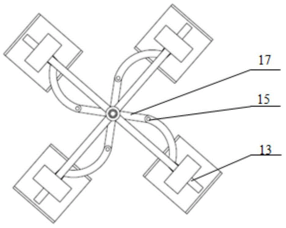 Variable palm type manipulator pawl capable of realizing passive enveloping