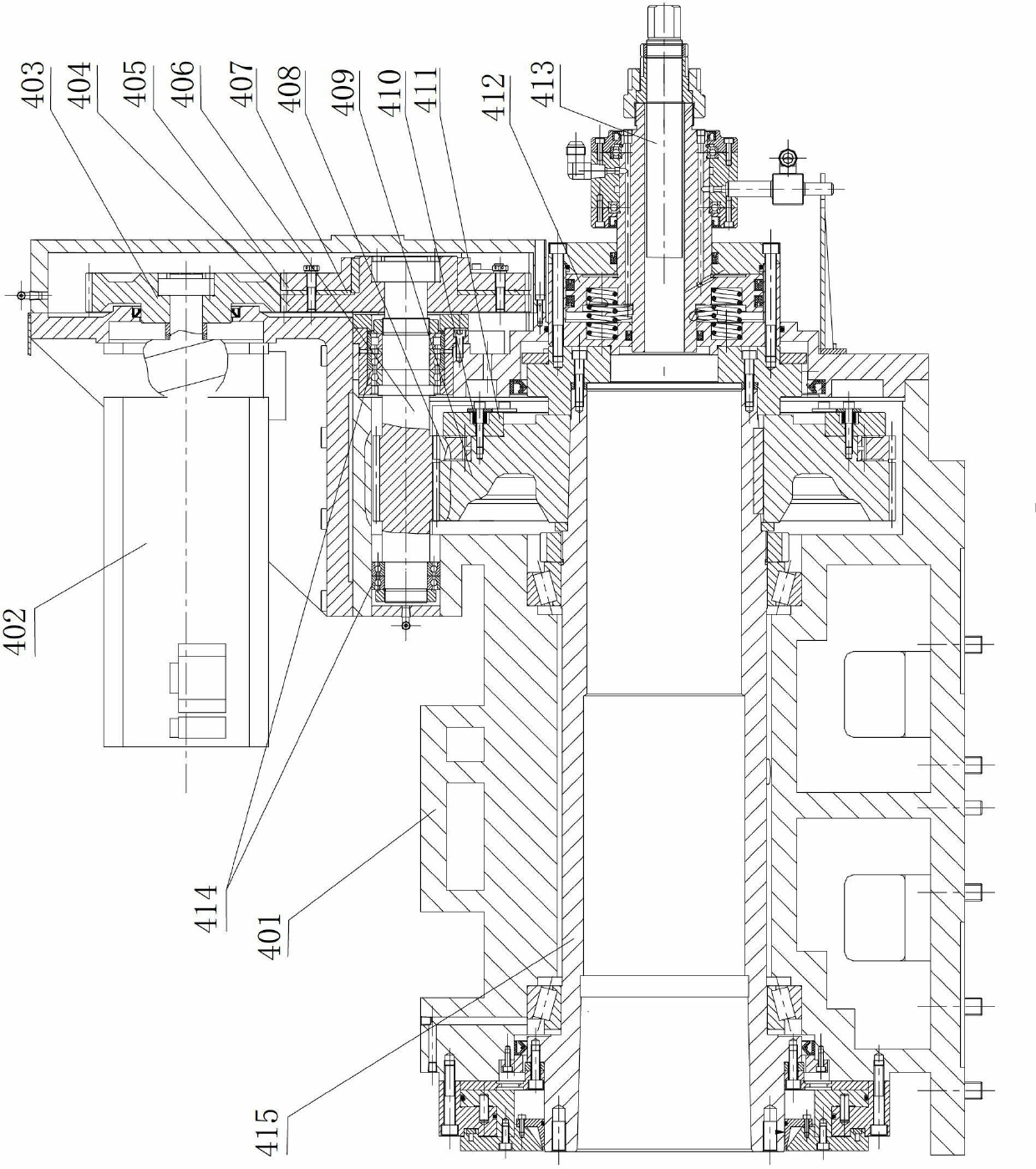 Numerically controlled spiral bevel gear grinding machine