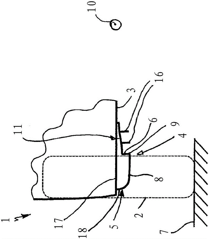 Vehicle having air-guiding arrangement