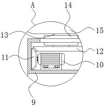 Detection device convenient to adjust and clamp for processing electronic parts for communication