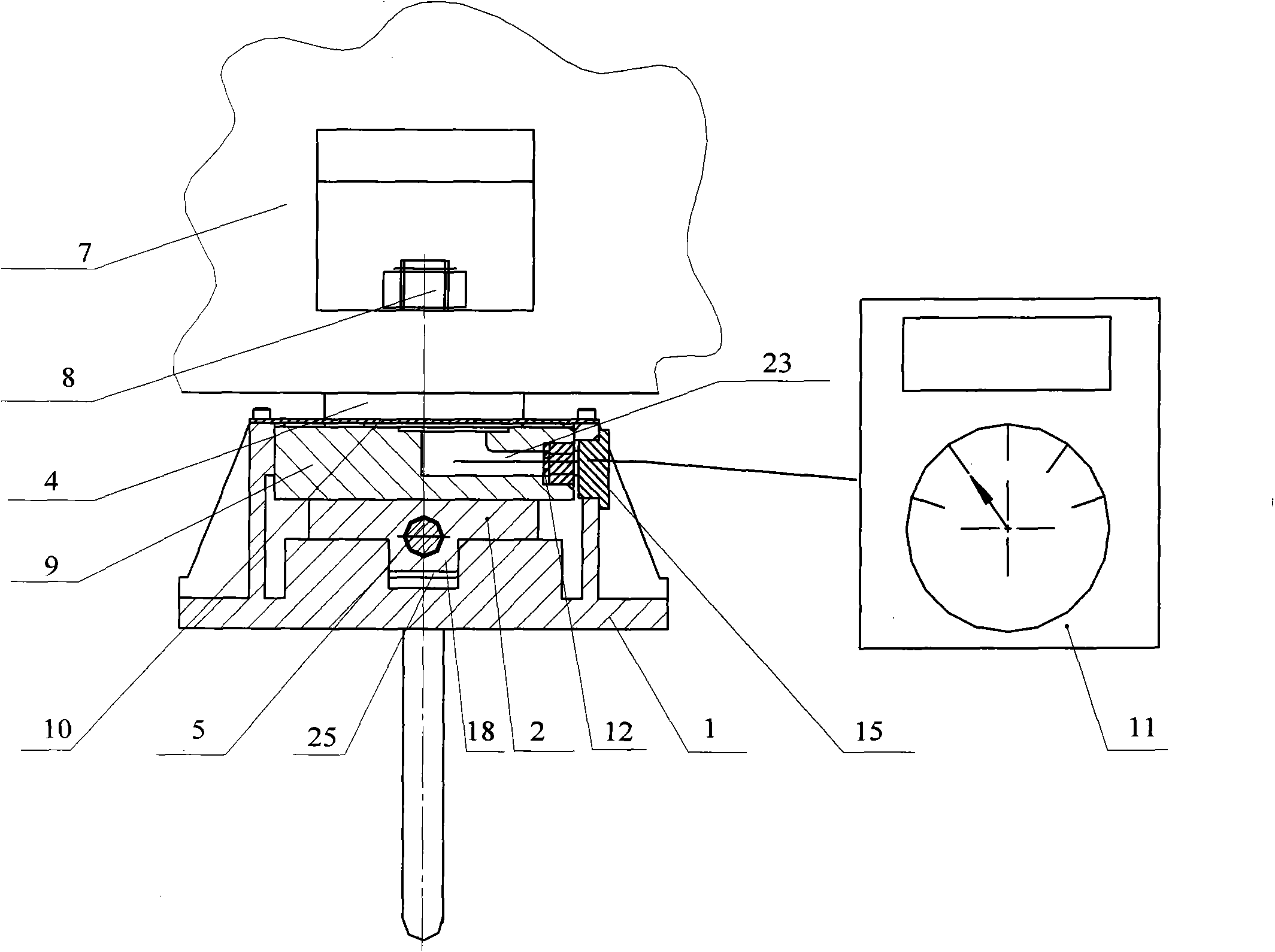 Machine tool metering iron gasket