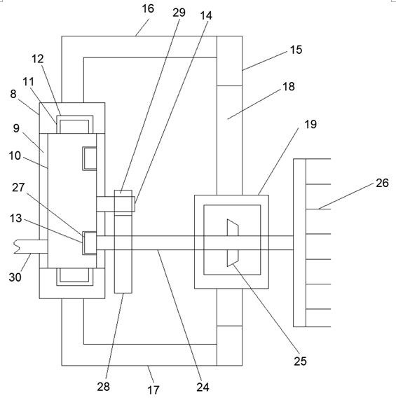 A LED lamp bead assembly with good heat dissipation effect