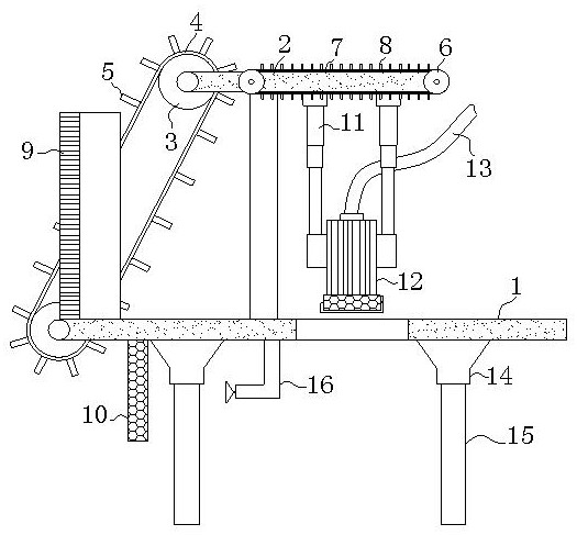 Water pumping blockage prevention device for riverway cleaning based on water flow change