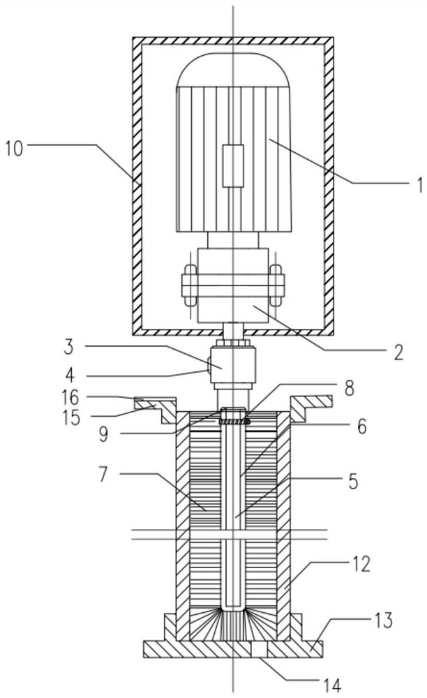 Cleaning device for crystallizer copper pipe inner wall