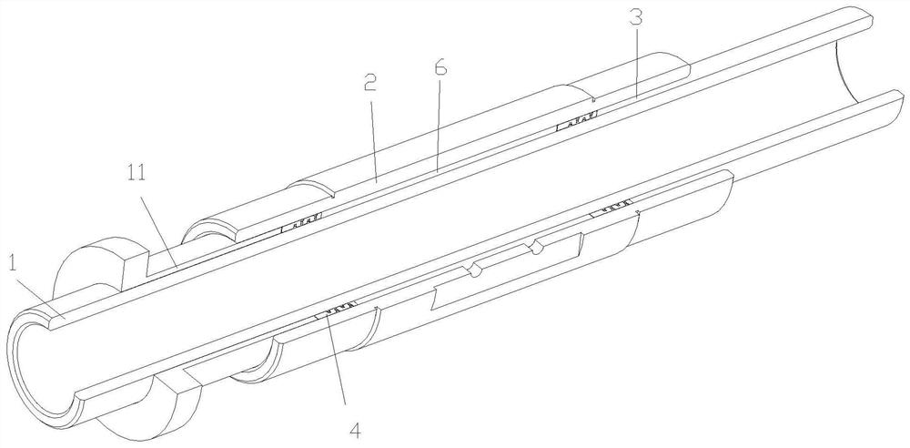 Electrorheological fluid flow mode rheological property test device