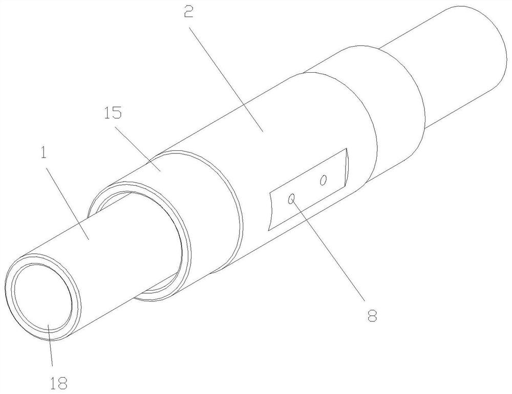 Electrorheological fluid flow mode rheological property test device