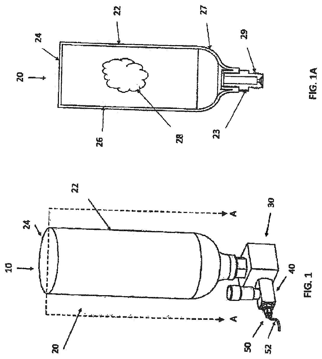 Portable instant cooling system with controlled temperature obtained through timed-release liquid or gaseous co2 coolant for general refrigeration use in mobile and stationary containers