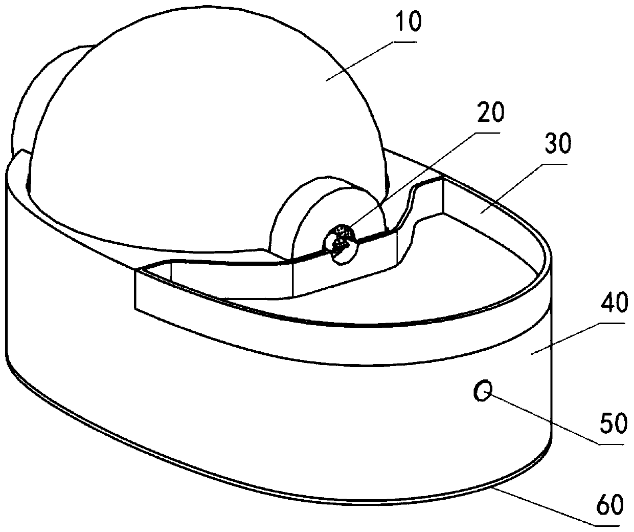 Liquid medium flow control structure, pet water dispenser, craft and water supply method