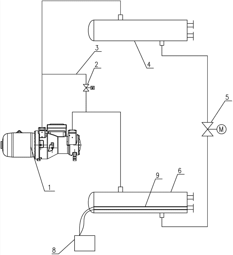 Hydraulic filling type central air-conditioning unit