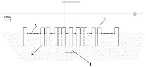 Hard-shell benthos anti-scouring structure of marine foundation and construction method