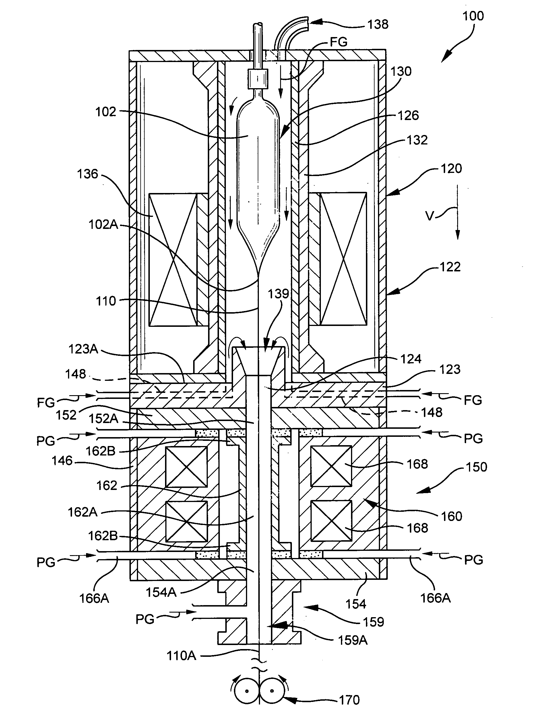 Methods and apparatus for forming heat treated optical fiber