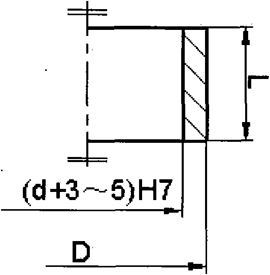 Explosion separation structure for shaft