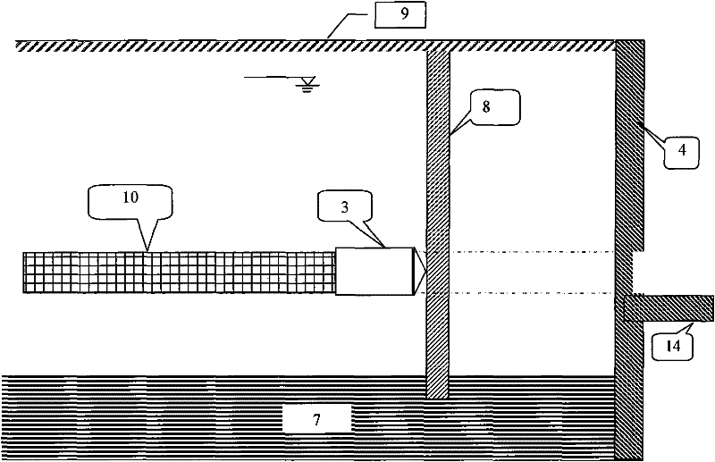 Double-well type reinforcement method of shield arrival or starting end and double-well type shield arrival method